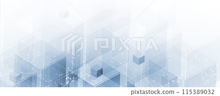 Abstract Computer technology background. network visual connection. Vector art. 115389032