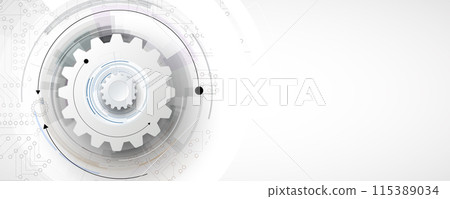 Abstract Computer technology background. network visual connection. Vector art. Abstract Computer technology background. network visual connection. Vector art. 115389034