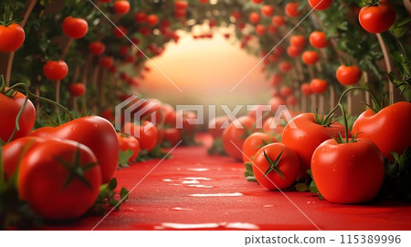 arch of tomatoes arch of tomatoes 115389996