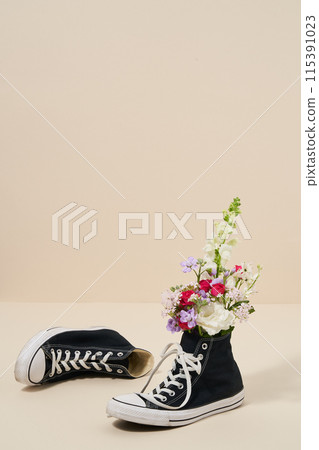 flowers in one shoe flowers in one shoe 115391023