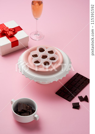 sweet chocolate and wine sweet chocolate and wine 115391592