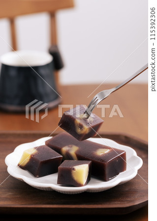 Bam Yanggang Dessert and Tea on the Table Bam Yanggang Dessert and Tea on the Table 115392306
