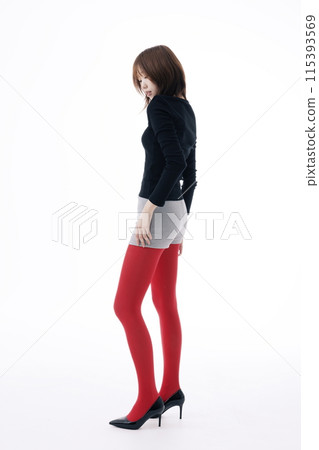 Korean Woman in Micro Shorts Costume Korean Woman in Micro Shorts Costume 115393569