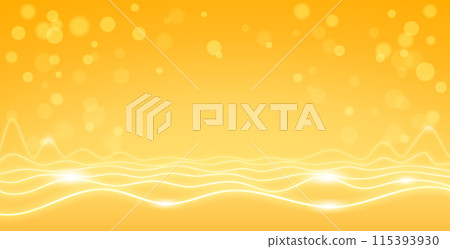 Abstract Wavy Light Yellow Neon Background Abstract Wavy Light Yellow Neon Background 115393930