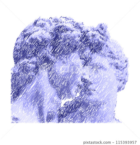 Heads Greek ancient sculpture, mystic. hand drawn illustrations of antique statues in trendy bohemian style Heads Greek ancient sculpture, mystic. hand drawn illustrations of antique statues in trendy bohemian style 115393957