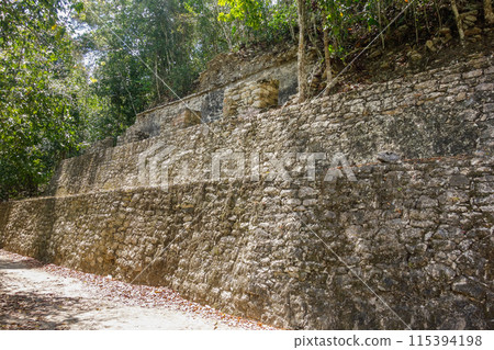 Coba ruins archaeological site. Ancient Mayan Ruins in Mexico 115394198
