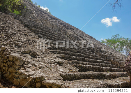 Coba ruins archaeological site. Ancient Mayan Ruins in Mexico 115394251