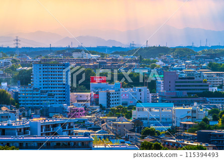 日本橫濱城市景觀,俯瞰 Azamino 車站和天使之梯(Rooms Taishodo Azamino 店) 日本橫濱城市景觀,俯瞰 Azamino 車站和天使之梯(Rooms Taishodo Azamino 店) 115394493