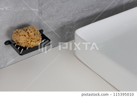 Sponge Holder with Natural Sponge Sponge Holder with Natural Sponge 115395010