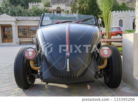 An open German retro sport car from the 30s of the 20th century An open German retro sport car from the 30s of the 20th century 115395206