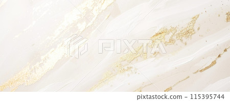 White background with gold glitter pattern 115395744