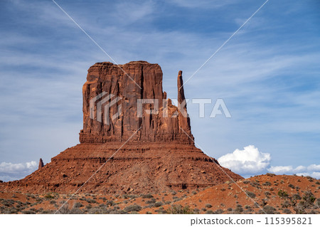 亞利桑那州紀念碑谷的壯麗景色 115395821