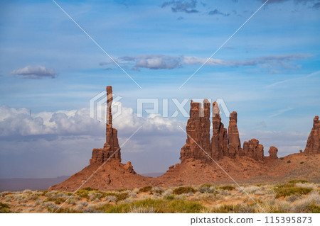 The magnificent scenery of Monument Valley, Arizona The magnificent scenery of Monument Valley, Arizona 115395873