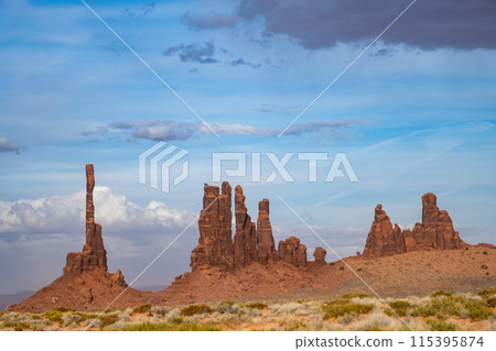 亞利桑那州紀念碑谷的壯麗景色 115395874