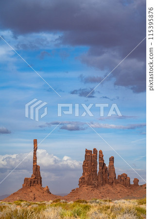 亞利桑那州紀念碑谷的壯麗景色 115395876