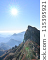 Autumn of Mt. Ishizuchi, the sacred mountain of Shikoku, the highest peak in western Japan 115395921