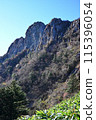 The north face of Mt. Ishizuchi, the highest peak in western Japan and the sacred mountain of Shikoku 115396054