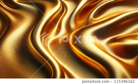 Golden silk background material 115396162