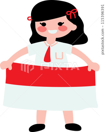 Indonesian Kids Cartoon Independence Enam.eps Indonesian Kids Cartoon Independence Enam.eps 115396391