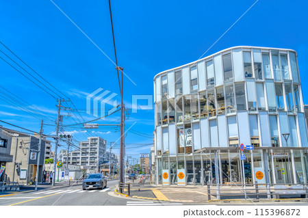 Cityscape of Chofu City, Tokyo - Futaba Station Cityscape of Chofu City, Tokyo - Futaba Station 115396872