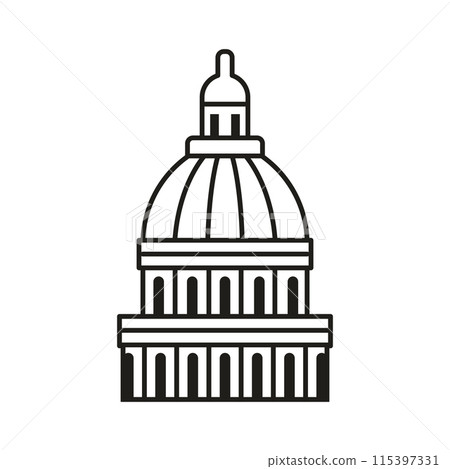 United States Capitol Building Icon United States Capitol Building Icon 115397331