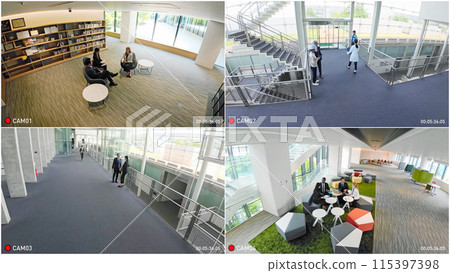 安防攝影機象限監視螢幕介面 115397398