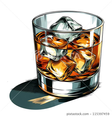 加冰威士忌 115397459