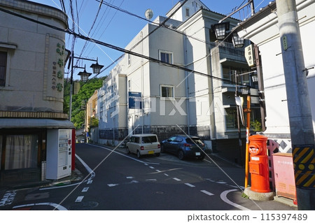 長野縣松本市淺間溫泉復古街景 115397489
