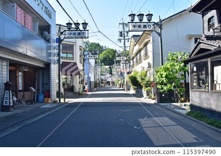 Retro townscape of Asama Onsen, Matsumoto City, Nagano Prefecture Retro townscape of Asama Onsen, Matsumoto City, Nagano Prefecture 115397490