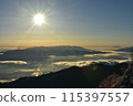 漂浮在雲彩海的富士山 115397557