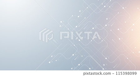 Abstract background with technology circuit board texture. Modern electronic motherboard texture. Engineering and communication concept for header, web banner, website, presentation. 115398099