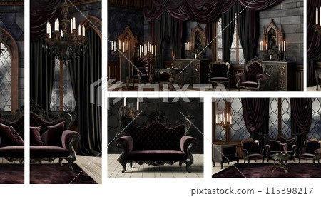 Gothic Interior 115398217