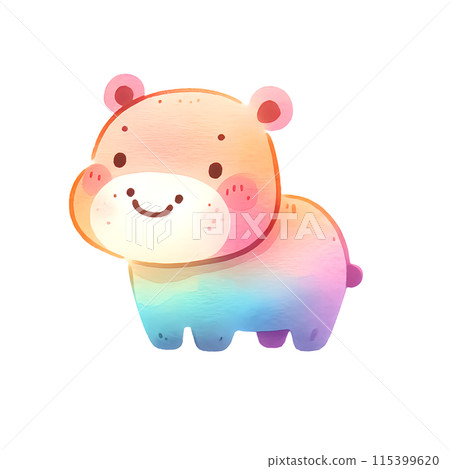 河馬的例證 115399620