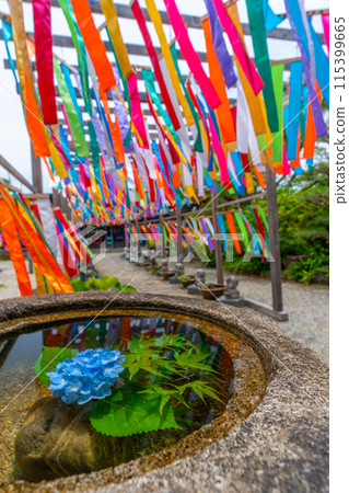 靜岡縣興勝寺（俗稱桔梗寺）的彩旗“如來旗” 115399665
