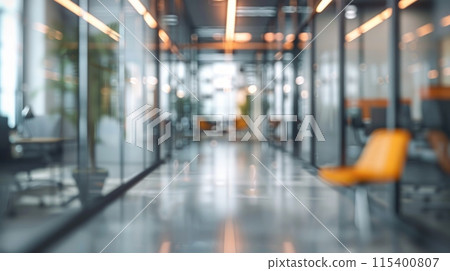 Abstract blurred background chairs in hotel luxury lobby 115400807