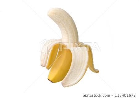 Delicious peeled banana 115401672