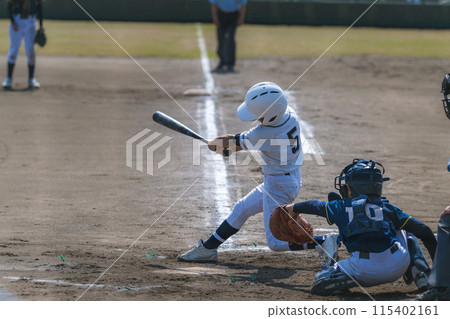 Boys' baseball game landscape 115402161