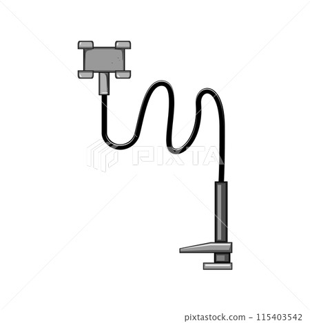 view table phone holder cartoon vector illustration 115403542