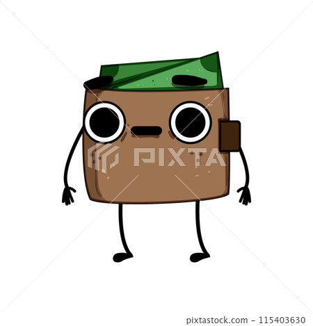 woman purse character cartoon vector illustration woman purse character cartoon vector illustration 115403630