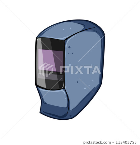 construction helmet welding cartoon vector illustration 115403753