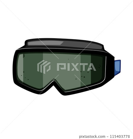 glass goggles welding cartoon vector illustration glass goggles welding cartoon vector illustration 115403778