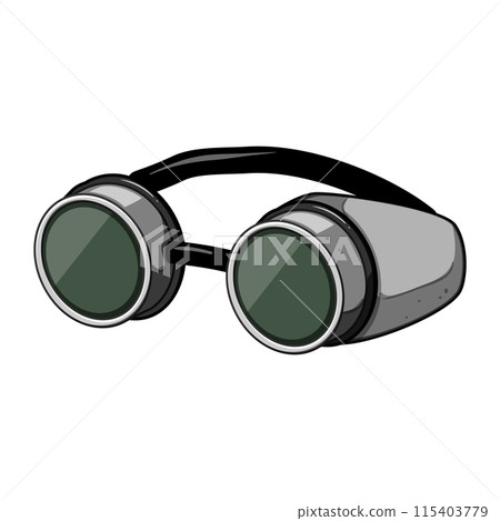 work goggles welding cartoon vector illustration 115403779