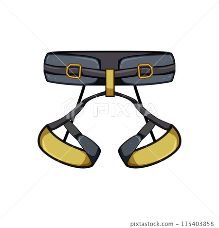 gear climbing harnesses cartoon vector illustration gear climbing harnesses cartoon vector illustration 115403858