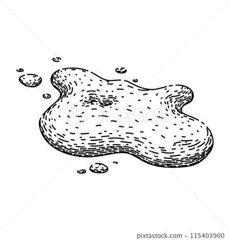 spill water puddle sketch hand drawn vector spill water puddle sketch hand drawn vector 115403900