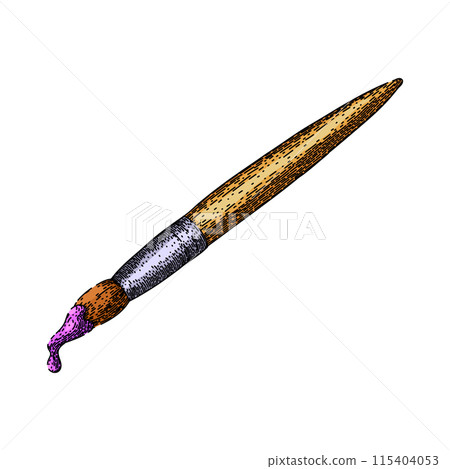 art paint brush sketch hand drawn vector art paint brush sketch hand drawn vector 115404053