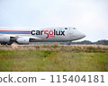 Landed cargo plane 115404181