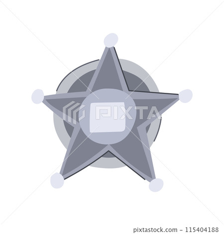 vintage sheriff badge cartoon vector illustration vintage sheriff badge cartoon vector illustration 115404188
