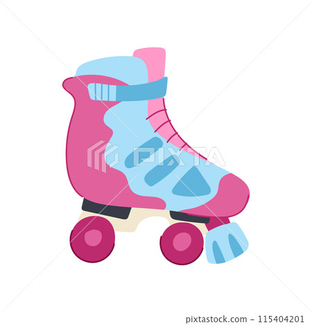 print roller skate cartoon vector illustration print roller skate cartoon vector illustration 115404201