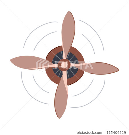 aircraft propeller cartoon vector illustration aircraft propeller cartoon vector illustration 115404229