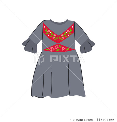 party cowgirl dress cartoon vector illustration party cowgirl dress cartoon vector illustration 115404366
